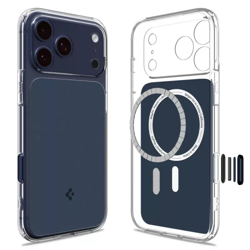 Spigen Ultra Hybrid T Mag MagSafe iPhone 17 Pro blu opaco