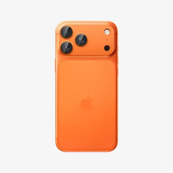 Spigen Optik Pro XL GLAS.TR EZ FIT protezione fotocamera per Apple iPhone 17 Pro arancione