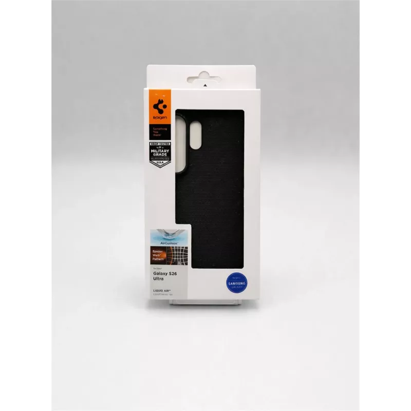Spigen Liquid Air Case per Samsung Galaxy S26 Ultra - nero