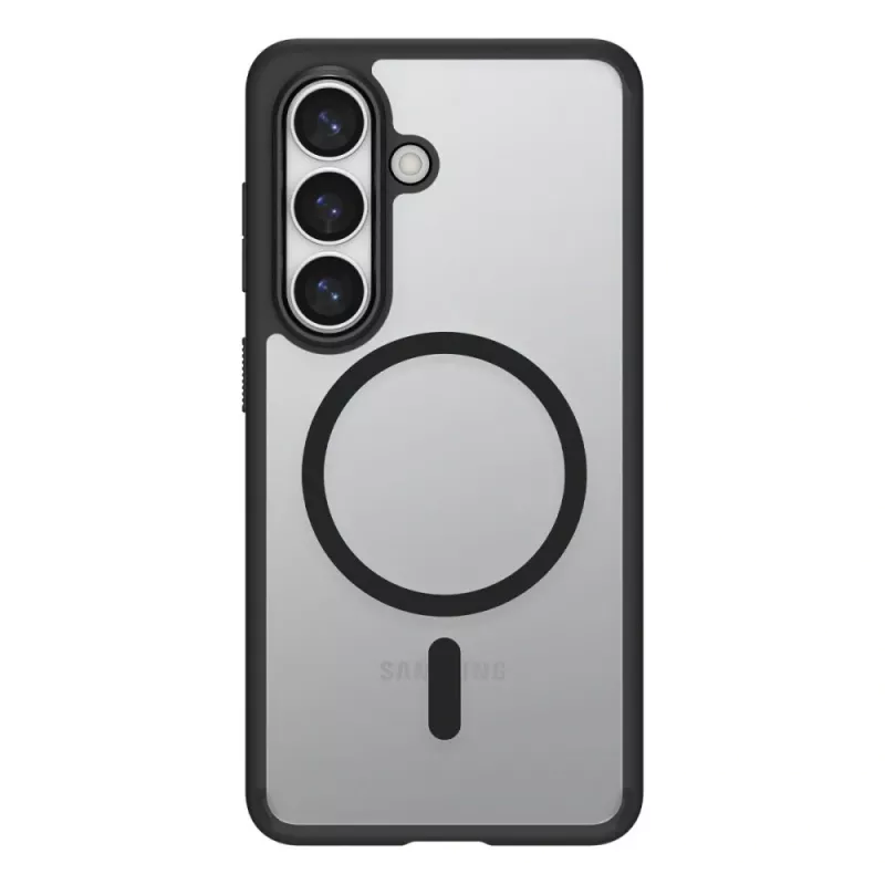 Spigen Ultra Hybrid Mag MagSafe Custodia per Samsung Galaxy S26+, trasparente/nera