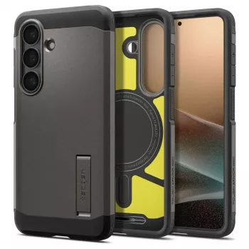 Spigen Tough Armor Mag MagSafe Case per Samsung Galaxy S26+ - grigio
