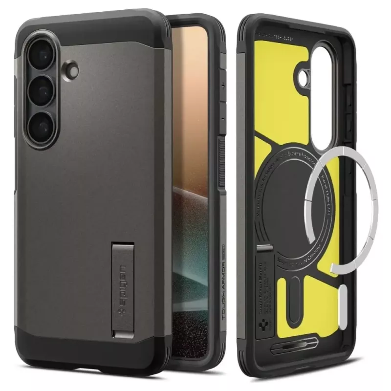 Spigen Tough Armor Mag MagSafe Case per Samsung Galaxy S26+ - grigio
