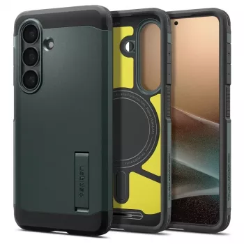 Spigen Tough Armor Mag MagSafe Case per Samsung Galaxy S26+ - verde