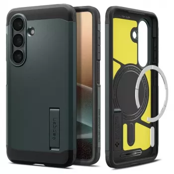 Spigen Tough Armor Mag MagSafe Case per Samsung Galaxy S26+ - verde