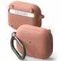Ringke Onyx Magnetic custodia per Apple AirPods Pro 3, compatibile MagSafe, con moschettone, Constant Coral