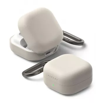 Ringke custodia in silicone per Samsung Galaxy Buds 4 / 4 Pro - Stone
