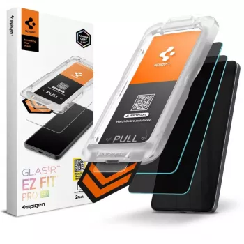 Spigen Glas.tR EZ Fit Pro AC HD pellicola privacy per Samsung Galaxy S26+ Plus confezione da 2