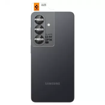 Spigen Optik Pro HD Glas.tR EZ Fit protezione fotocamera confezione da 2 per Samsung Galaxy S26+ - nero