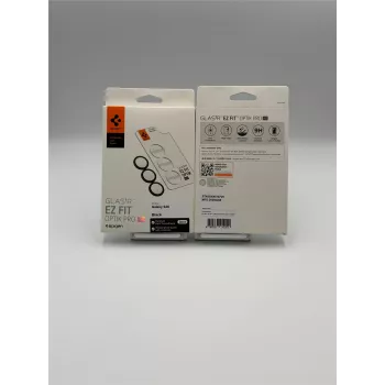 Spigen Optik Pro HD GLAS.TR EZ Fit protezione fotocamera confezione da 2 per Samsung Galaxy S26 - nero