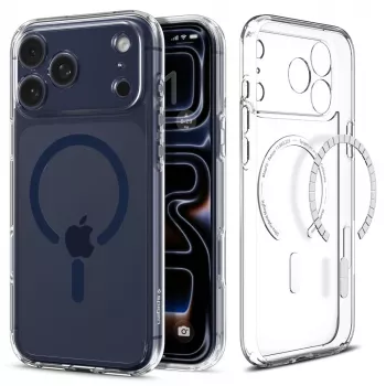 SPIGEN ULTRA HYBRID MAG MAGSAFE IPHONE 17 PRO TRASPARENTE/BLU PROFONDO
