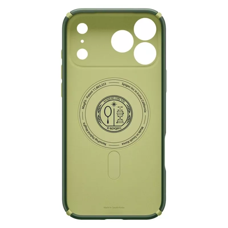 SPIGEN Nano Pop Hybrid Mag custodia MagSafe per Apple iPhone 17 Pro, Avocado Green