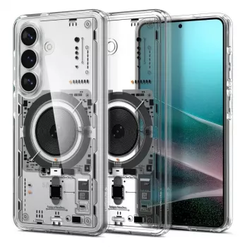 Custodia Spigen Ultra Hybrid Mag MagSafe per Samsung Galaxy S26+ Neo One - Trasparente