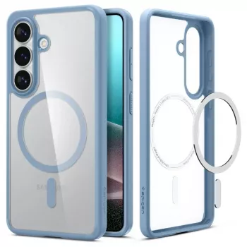 Custodia Spigen Ultra Hybrid Mag MagSafe per Samsung Galaxy S26+ - Crystal Clear Blue