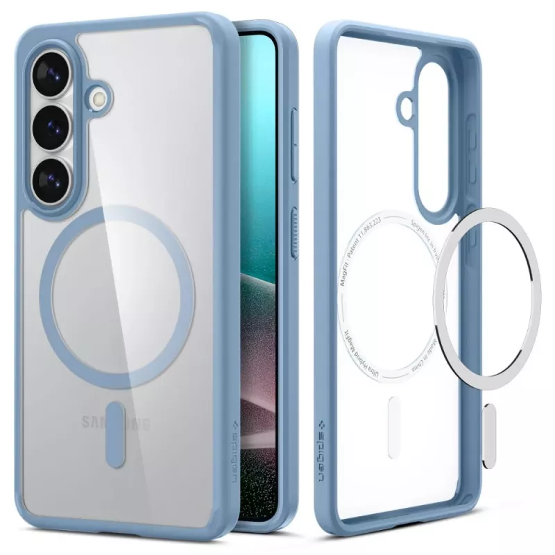 Custodia Spigen Ultra Hybrid Mag MagSafe Galaxy S26 azzurro