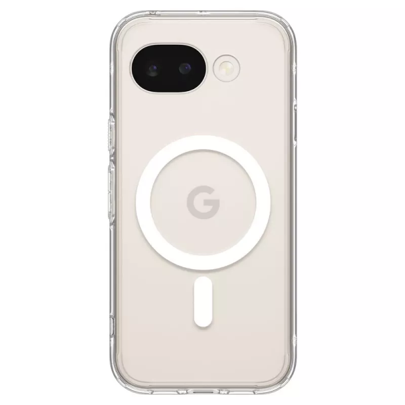 Spigen Ultra Hybrid MagFit custodia per Google Pixel 10a, compatibile MagSafe, Clear White (ACS11276)