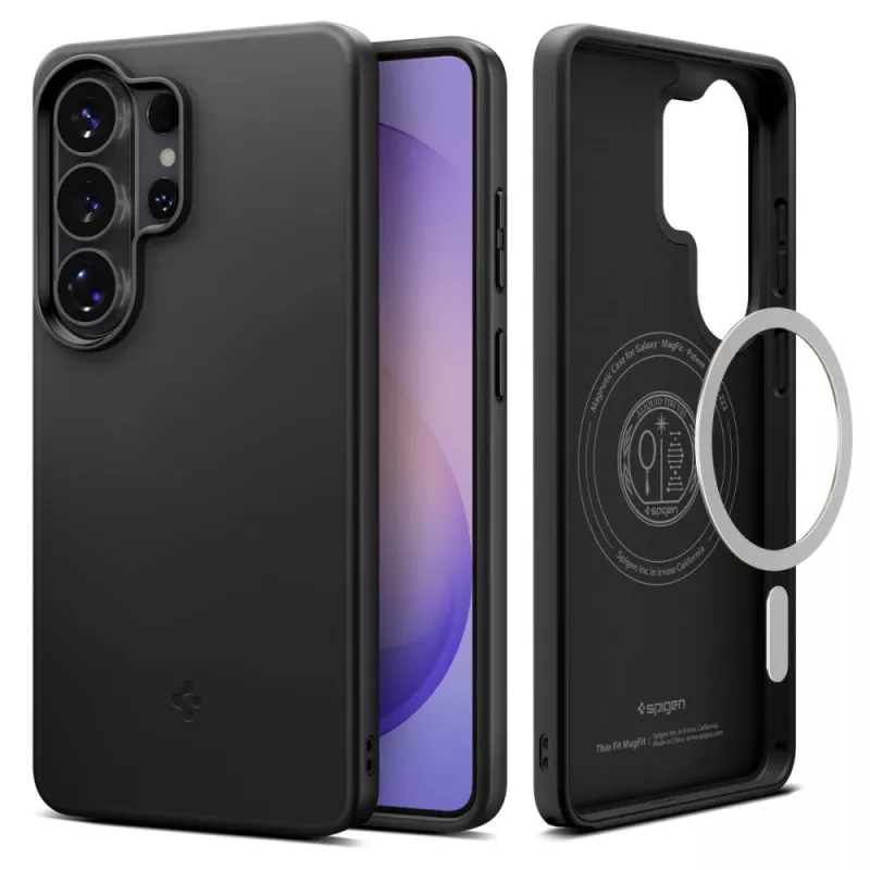 Custodia Spigen Thin Fit MagFit per Samsung Galaxy S26 Ultra, compatibile MagSafe, nero (ACS11394)