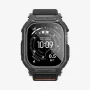 Spigen Rugged Armor e vetro temperato Apple Watch Ultra 1 / 2 / 3 (49 mm) nero opaco