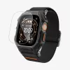 Spigen Rugged Armor e vetro temperato Apple Watch Ultra 1 / 2 / 3 (49 mm) nero opaco