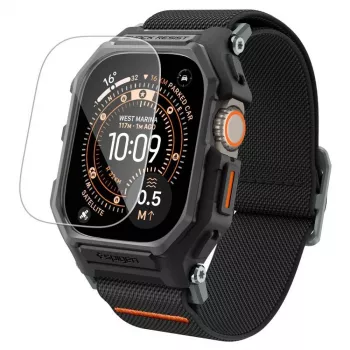 SPIGEN Lite Fit Pro e vetro temperato Apple Watch Ultra 1 / 2 / 3 (49 mm) nero opaco