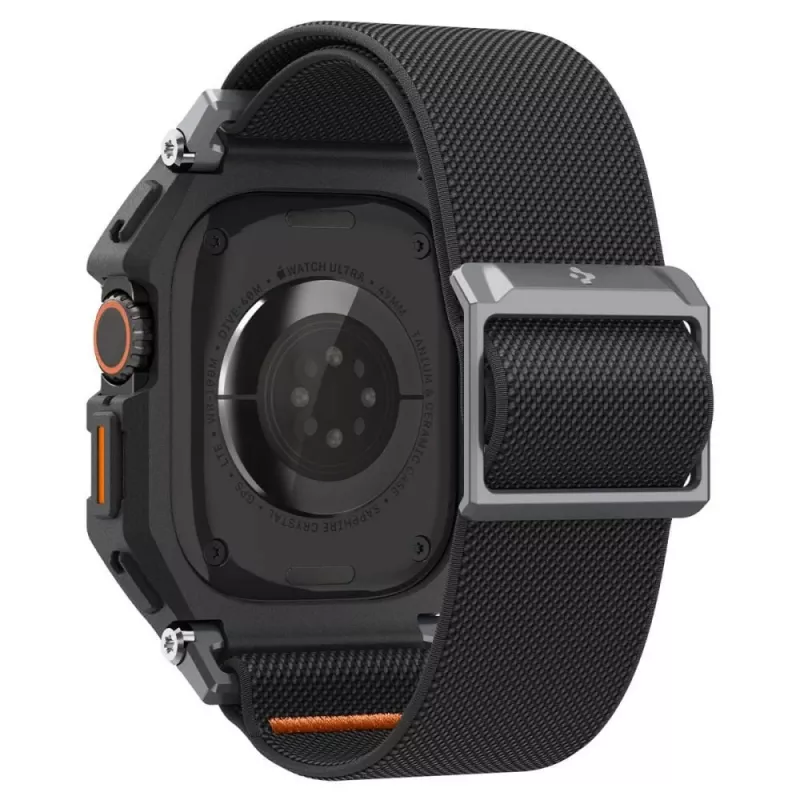 SPIGEN Lite Fit Pro e vetro temperato Apple Watch Ultra 1 / 2 / 3 (49 mm) nero opaco