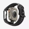 SPIGEN Liquid Air Pro e vetro temperato Apple Watch Ultra 1 / 2 / 3 (49 mm) nero