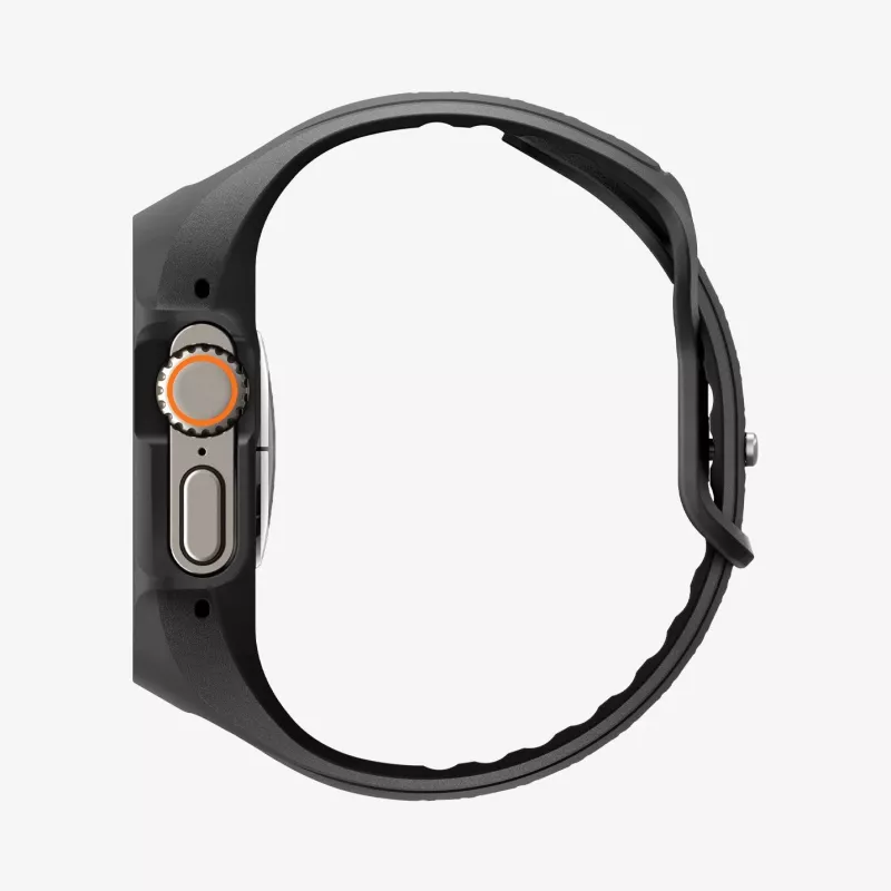 SPIGEN Liquid Air Pro e vetro temperato Apple Watch Ultra 1 / 2 / 3 (49 mm) nero