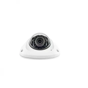 HANWHA telecamera mini dome IR 2MP - focale fissa 3,6mm - 1080p - IP66 - IK10 - PoE
