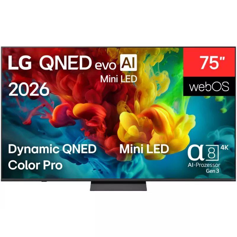 LG 75QNED83B6A TV Smart QNED MiniLED 4K 75 pollici (2024)