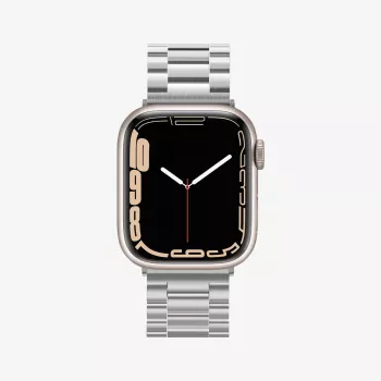 Spigen Modern Fit Link Bracciale per Apple Watch 42/44/45/49mm - Argento