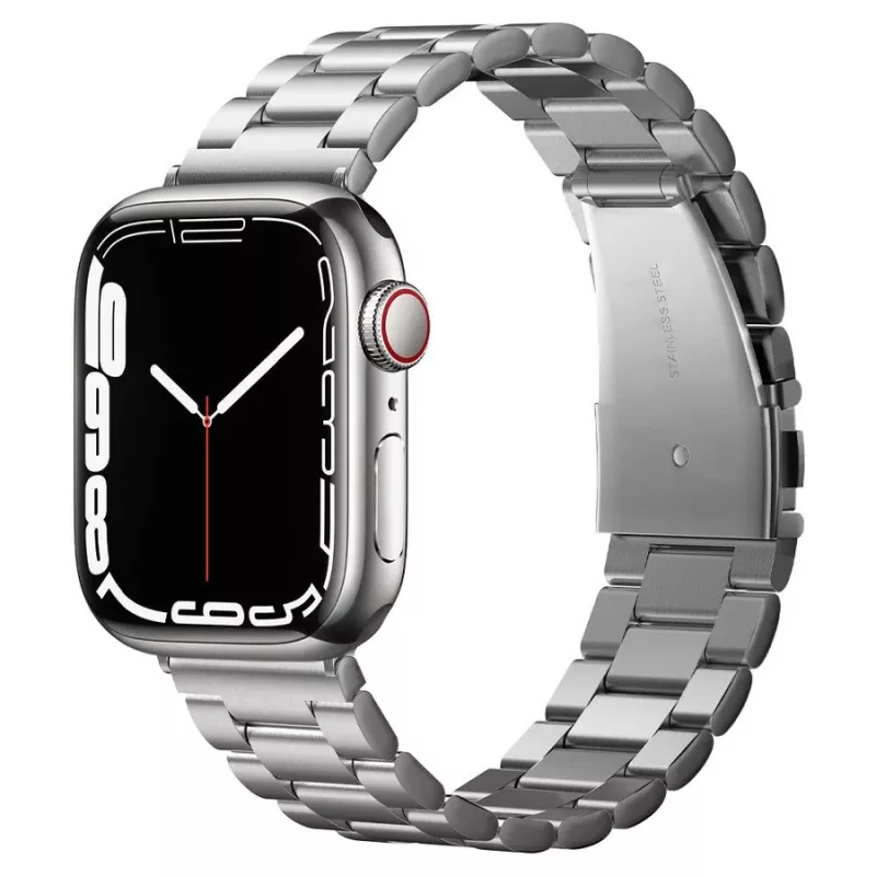 Spigen Modern Fit Link Bracciale per Apple Watch 42/44/45/49mm - Argento