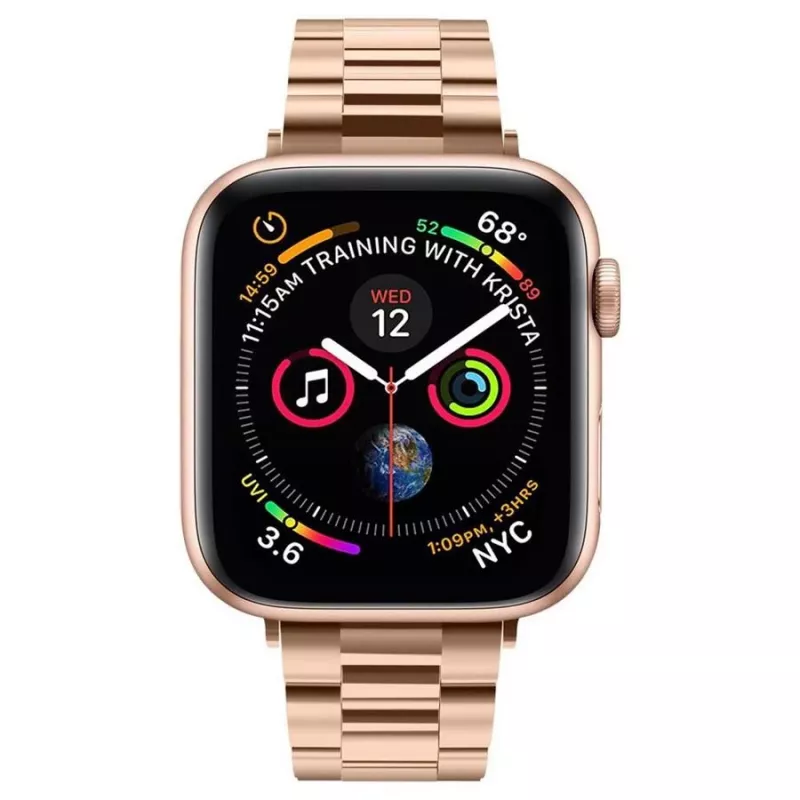 Spigen Modern Fit Band per Apple Watch 4 / 5 / 6 / 7 / 8 / SE (38 / 40 / 41 mm) Oro Rosa