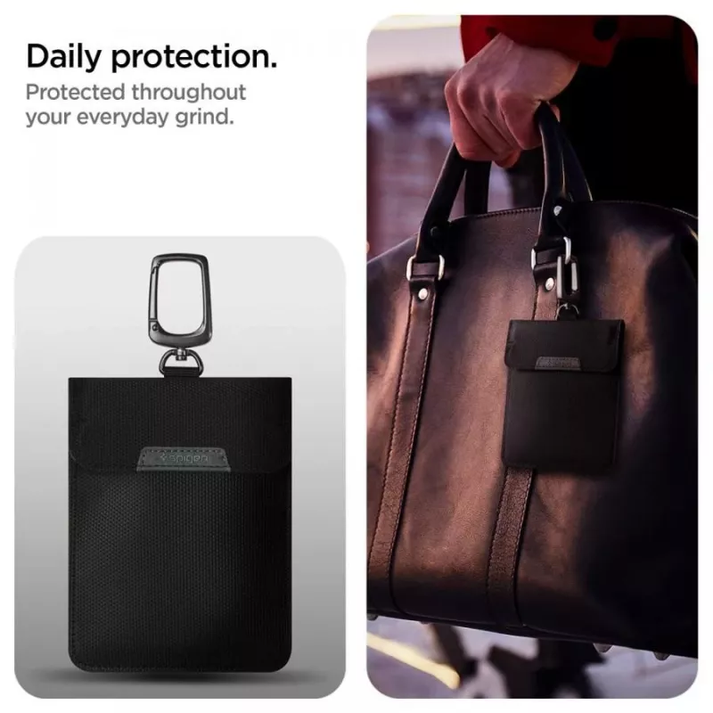 Spigen Keyless RFID Signal Blocker Pouch - nero