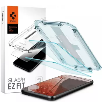 Spigen Glas.tR EZ Fit vetro temperato protezione schermo confezione da 2 per Samsung Galaxy S22