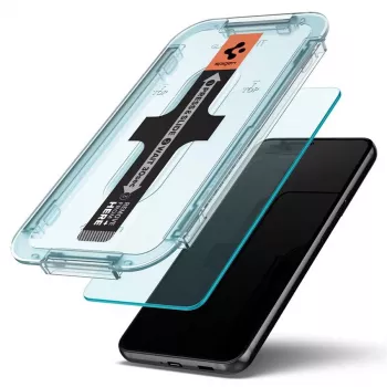 Spigen Glas.tR EZ Fit vetro temperato protezione schermo confezione da 2 per Samsung Galaxy S22