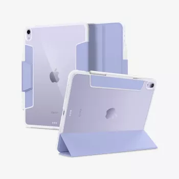 Spigen Ultra Hybrid Pro custodia per iPad Air 10.9 (4/5 gen, 2020-2022) / iPad Air 11 (6/7/8 gen, 2024-2026), lavanda