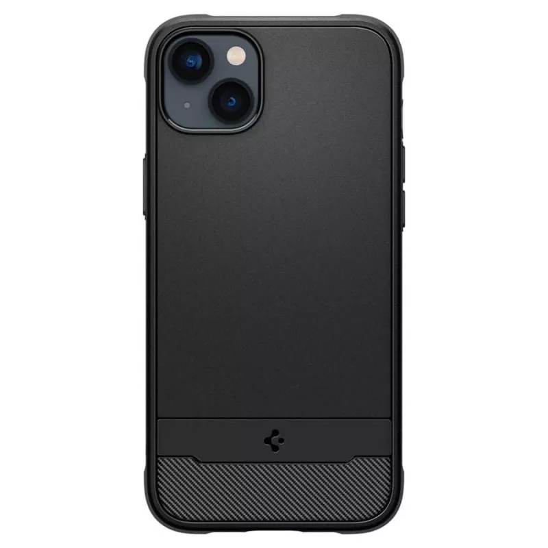 Spigen Rugged Armor Mag compatibile MagSafe custodia per iPhone 14 nero opaco