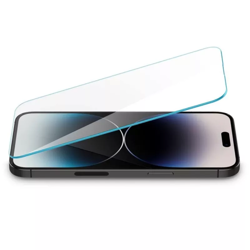Spigen Glas tR Slim HD protezione schermo per Apple iPhone 14 Pro Max, vetro temperato, durezza 9H, antigraffio, trasparente, 1 confezione