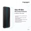 Spigen Glas tR Slim HD protezione schermo per Apple iPhone 14 Pro Max, vetro temperato, durezza 9H, antigraffio, trasparente, 1 confezione