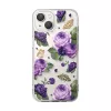 Ringke Fusion Design Custodia Ibrida Protettiva per Apple iPhone 14 Plus, Trasparente con Cornice Purple Rose, Certificata MIL-STD 810G-516.6