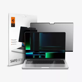 Spigen Safe View Filtro Privacy per Schermo per MacBook Pro 14 inch (2021-2026)
