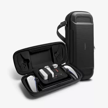 Spigen Rugged Armor Pro Case per Sony PlayStation Portal - nero