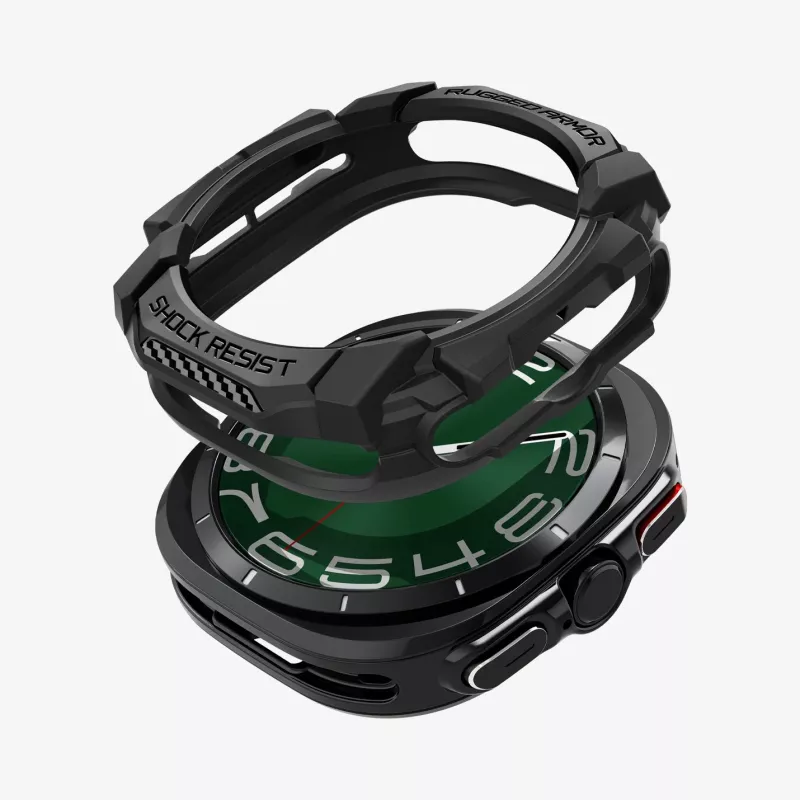Spigen Rugged Armor Samsung Galaxy Watch Ultra (47mm) nero opaco