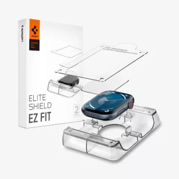 Spigen Elite Shield EZ Fit confezione da 2 Pellicola protettiva per Apple Watch 42mm chiaro