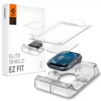 Spigen Elite Shield EZ Fit confezione da 2 Pellicola protettiva per Apple Watch 42mm chiaro