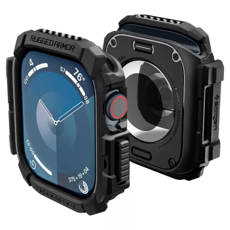 SPIGEN Rugged Armor Apple Watch 10 / 11 (46 mm) nero opaco