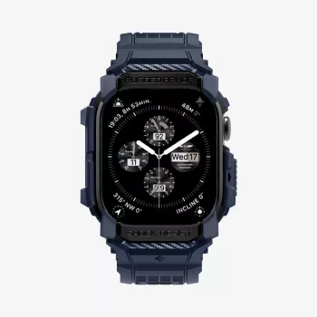 SPIGEN RUGGED ARMOR PRO APPLE WATCH 10 / 11 (46 MM) BLU NAVY