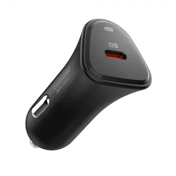 SPIGEN ESSENTIAL EV301 Caricabatterie da auto 1-PORT 30W nero