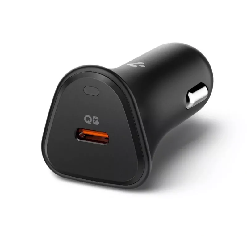 SPIGEN ESSENTIAL EV301 Caricabatterie da auto 1-PORT 30W nero