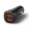 SPIGEN Essential EV302 Caricatore da auto 2 porte 30W nero