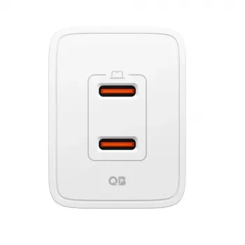 SPIGEN ESSENTIAL EE472EU Caricatore da rete 2 porte 47W bianco